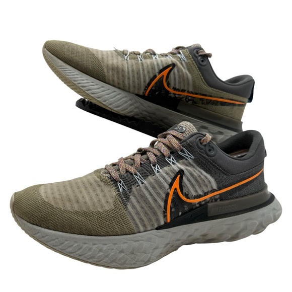 Nike React Infinity Mens 12 Running Shoes Sneakers Flyknit...